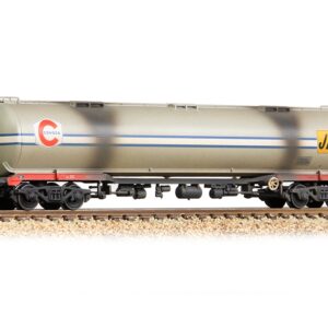 Graham Farish 373-563A BR 102T TEA Bogie Tank Wagon 'Conoco/Jet' Grey No. 104 - Weathered