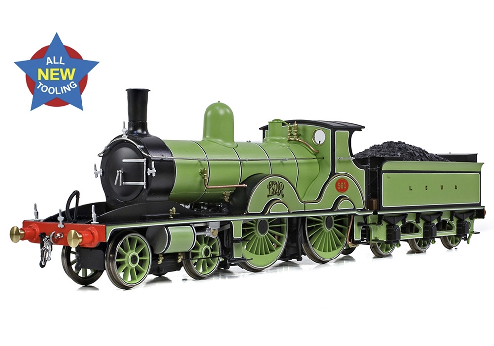 EFE Rail E85019 LSWR Adams T3 561 LSWR Adams Green Steam Locomotive
