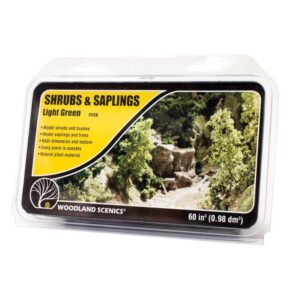 Woodland Scenics WF1128 Light Green Shrubs & Saplings