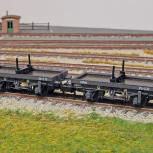 Peco NR1150W 4 Wheel GWR Bolster Wagon Twin Pack