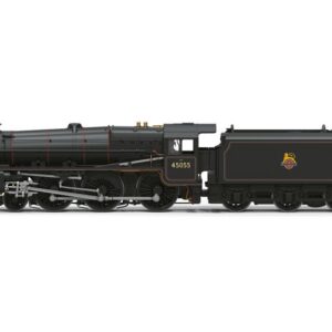 Hornby R30484 Class 5MT 'Black Five' 4-6-0 BR Black Early Emblem 45055 Steam Locomotive