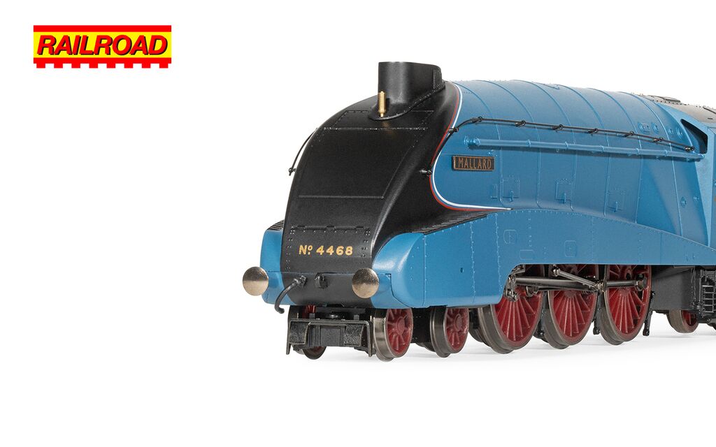 Hornby R3371 RailRoad A4 Class 4-6-2 4468 ‘Mallard’ LNER Garter Blue Steam Locomotive - Image 5