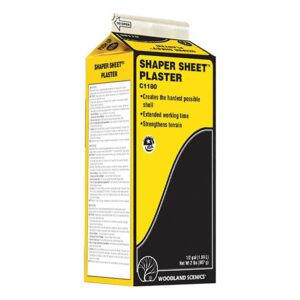 Woodland Scenics WC1180 Shaper Sheet Plaster 1/2 Gal