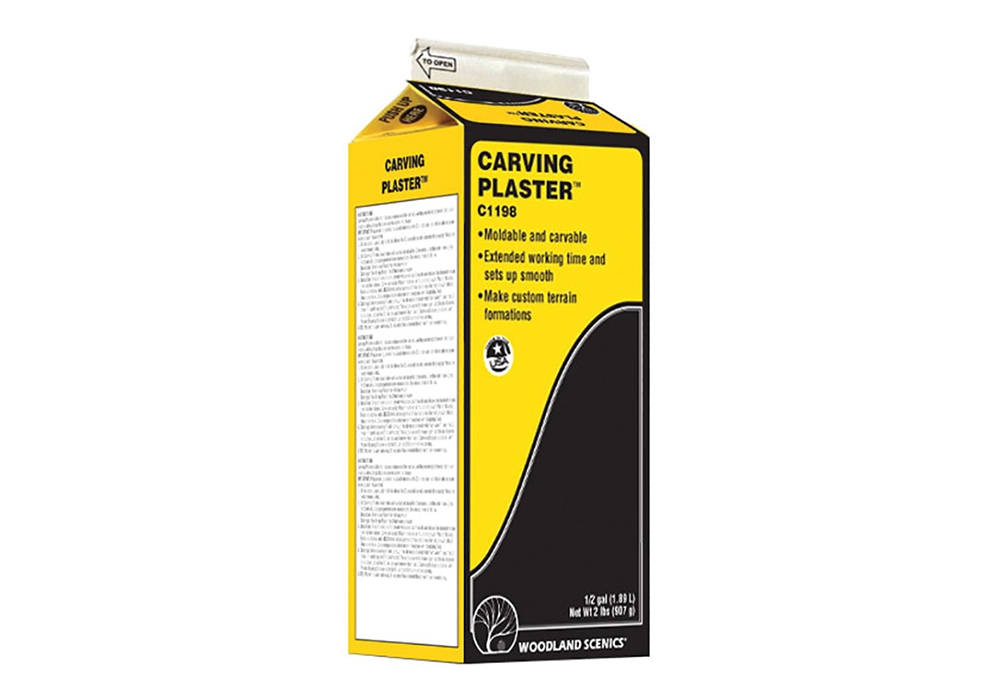 Woodland Scenics WC1198 Carving Plaster 1/2 Gal