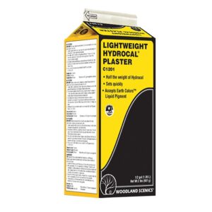 Woodland Scenics WC1201 Lightweight Hydrocal Casting Plaster 1/2 Gallon