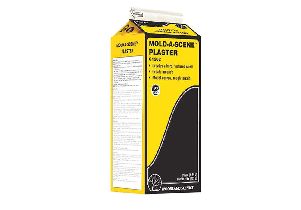 Woodland Scenics WC1202 Mold-A-Scene Sculpting Plaster 1/2 Gallon