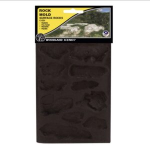 Woodland Scenics WC1231 Rock Mould - Surface Rocks (5 x 7 inches)