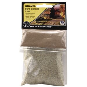 Woodland Scenics WC1289 Coarse Buff Gravel