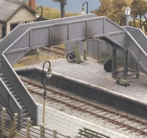 Ratio 517 Concrete Footbridge Kit