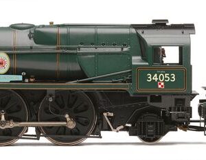 Hornby R30485 Rebuilt Battle of Britain 4-6-2 BR Green Late Crest 34053 '303 Squadron' Steam Locomotive