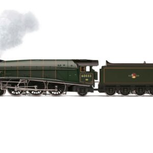 Hornby R30552SS Class A4 4-6-2 BR Green Late Crest 60033 'Seagull' Steam Locomotive - DCC Sound & Smoke